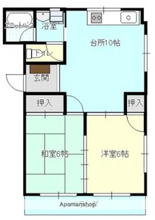 タキミヤマンション【3階】の間取り
