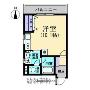 MAISON DE QUATREⅡ【302号室】の間取り