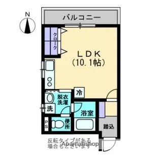 Maison de QuarterⅡ(メゾン・ド・キャトル)【3階】の間取り
