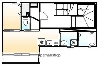 アルバーノ駅前大通り【3階】の間取り