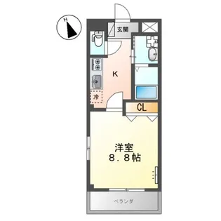 アルファルドⅢ【2階】の間取り