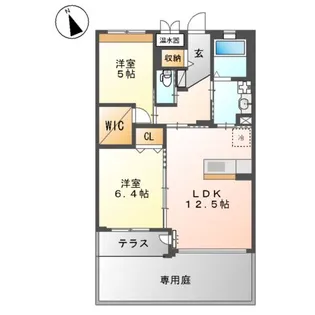 アリビオ【1階】の間取り