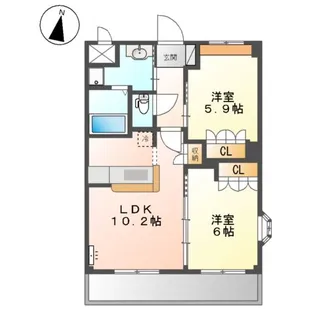アサヒ2011【2階】の間取り