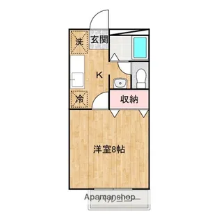 ジュネス曙B【1階】の間取り