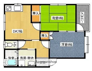 エトワール弓井C【101号室】の間取り