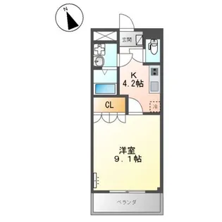 ソレイユ曙【2階】の間取り