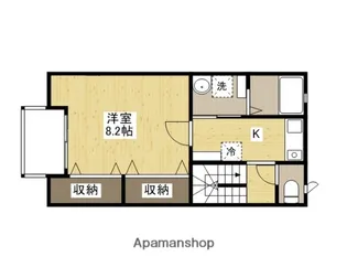 APARTMENT IN WEST【202号室】の間取り