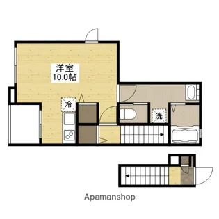 アシンプトート A棟【2階】の間取り