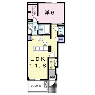 メゾン・サンリット【1階】の間取り