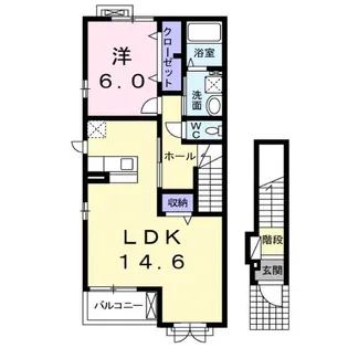 エクセルコートⅡ【2階】の間取り