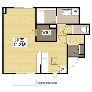 アイリス【1階】の間取り