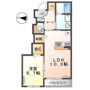 グリーンコート【1階】の間取り
