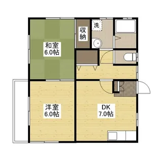 ジュネス横尾 B棟【2階】の間取り