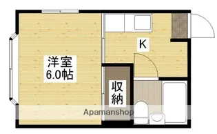 ゴールデン・パレスA【201号室】の間取り