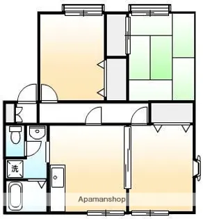サンビレッジかねひらC【2階】の間取り