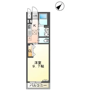 シェルト【1階】の間取り