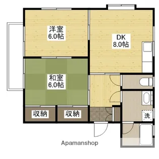 ノーブルタウンC棟【2階】の間取り