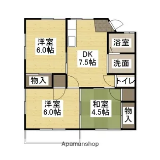 プラザ古野上【201号室】の間取り