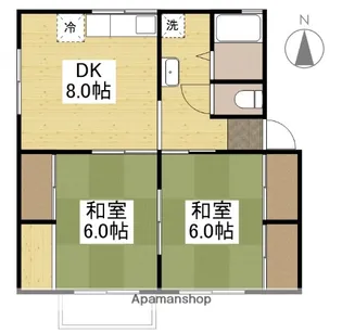 ソファレ藤井【2階】の間取り