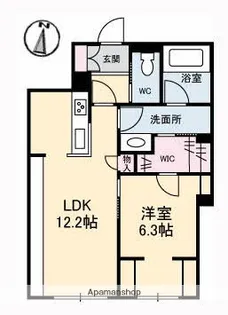 クロノス【1階】の間取り