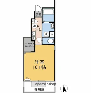 ハルモニア【1階】の間取り