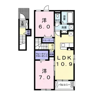 グランフォレスト【2階】の間取り