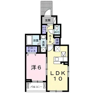 エクイティⅡ【1階】の間取り