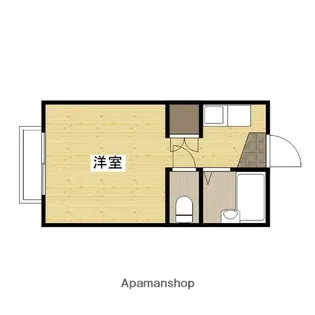 クリーンビュー松永【2階】の間取り