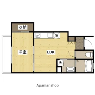 サウサリート【1階】の間取り