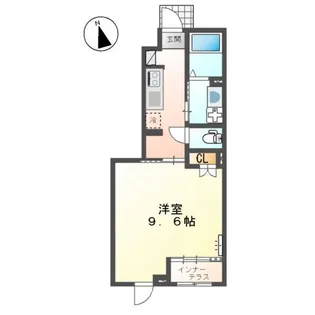 ティエラ・セゾン【1階】の間取り