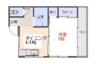 入船マンション【3階】の間取り