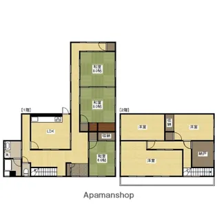ジュネスKASUGA【1階】の間取り