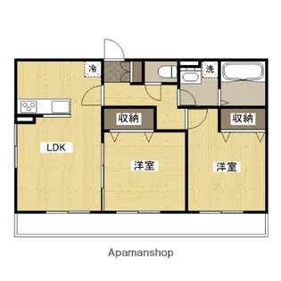 クローリス【3階】の間取り