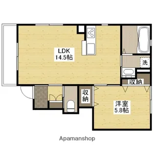 カサロサ【1階】の間取り