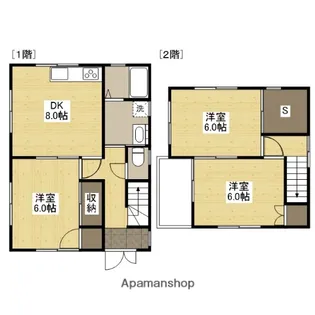 広島県福山市新涯町6丁目【一戸建】の間取り