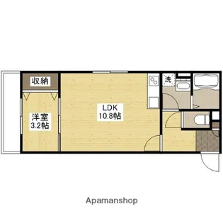 ルアル大門【301号室】の間取り