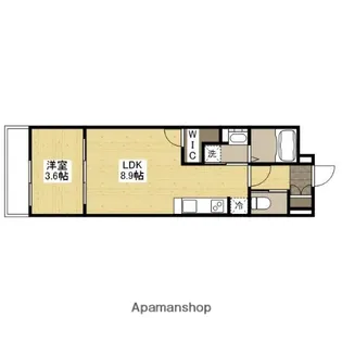 月光西深津壱番館【203号室】の間取り