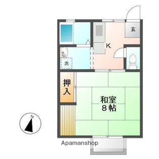 ハイマート北【201号室】の間取り