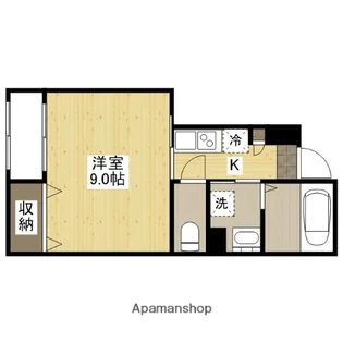 アルバ 北棟【1階】の間取り