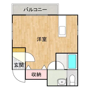 chiffon-K【1階】の間取り