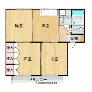 ロアールB【1階】の間取り