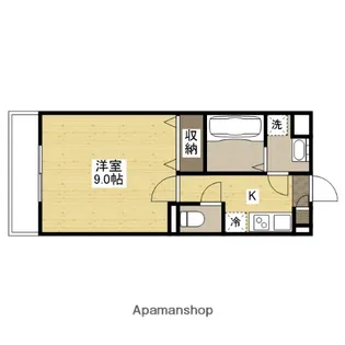アプリシティ【3階】の間取り
