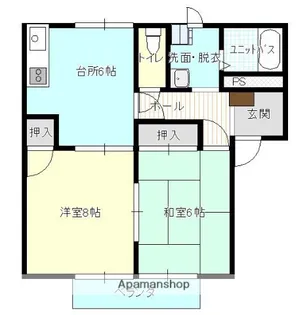 プリマヴェーラⅡ【2階】の間取り