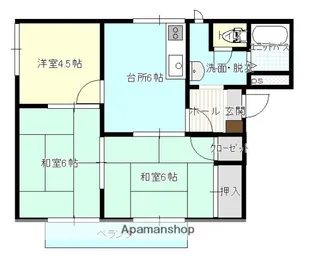 コーポすみれ【2階】の間取り