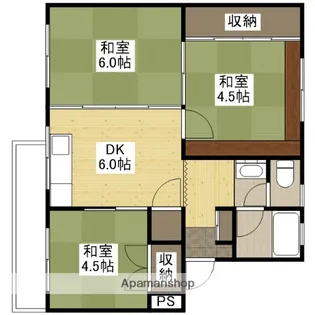 コンフォート瀬戸【2階】の間取り