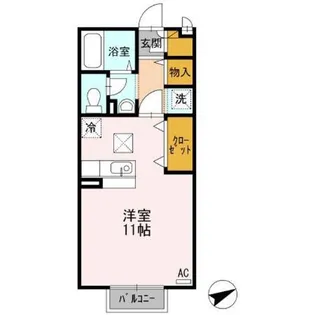 パル・ロワール【1階】の間取り