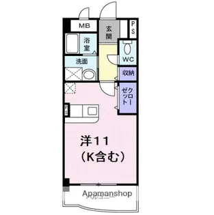 ジュピター・セト【1階】の間取り