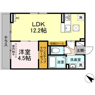 シティパーク南蔵王【1階】の間取り
