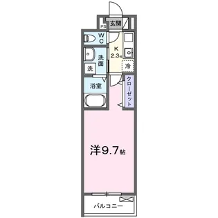 サンクレール【3階】の間取り