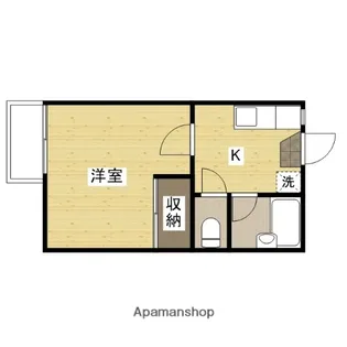 はねおキッタカA【10号室】の間取り